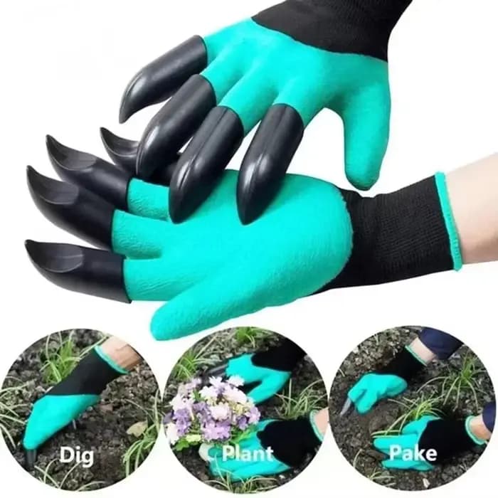 Gants de jardin avec griffes - Excavez