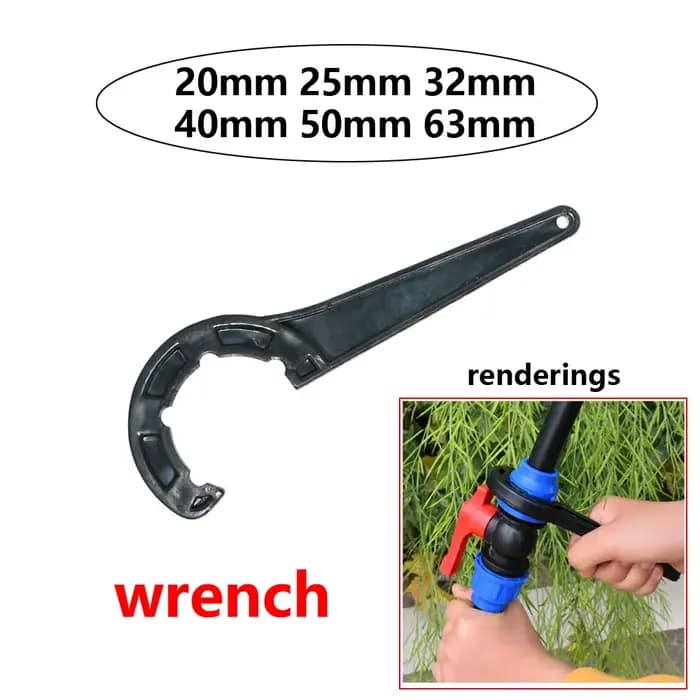 20/25/32/40/50/63mm PVC PE Tube robinet séparateur d'eau en T 1/2 3/4 1 "1.25" 1.5 "2" robinet à tou