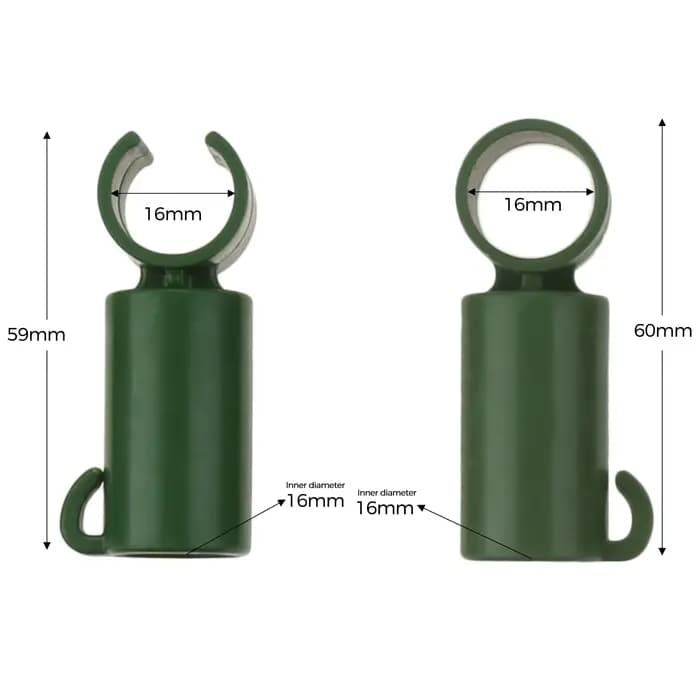 Connecteur de Support d'étagère pour plantes de serre agricole en plastique, 10 pièces, pour tuyaux