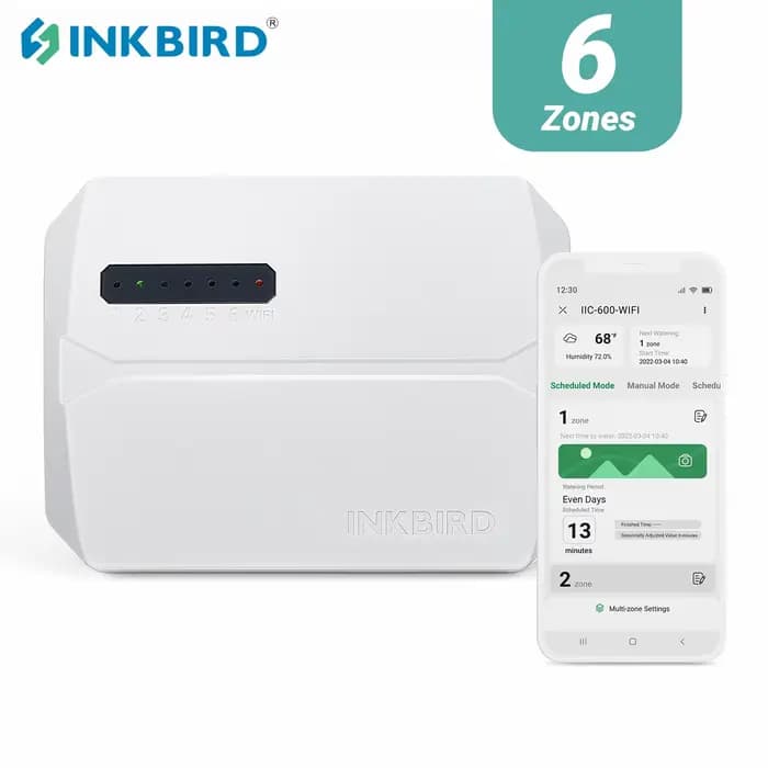 INKBIRD WIFI contrôleur d'arrosage intelligent système Programmable 6/8 Zone numérique LCD minuterie