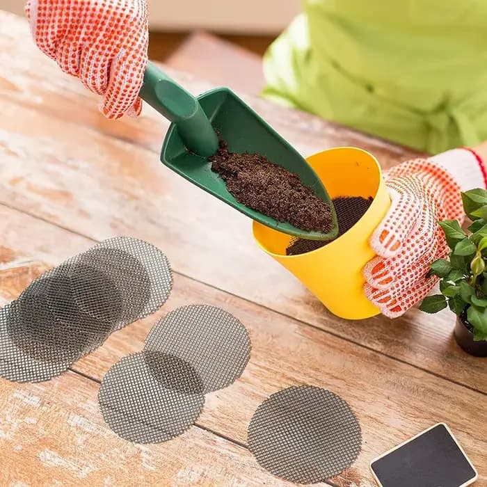 Grille de tampon en maille pour trou de Pot