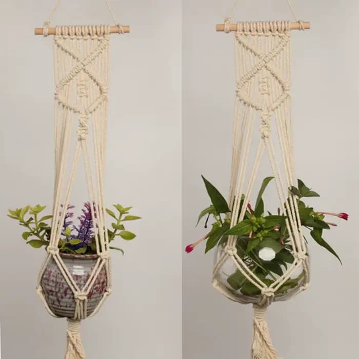 Porte-plante Sonramé fait à la main, cintre pour pot de fleur, décoration murale, cour et jardin