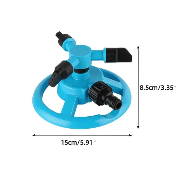 Système d'arrosage automatique rotatif à 360 degrés pour pelouse de jardin, buse rotative à raccord