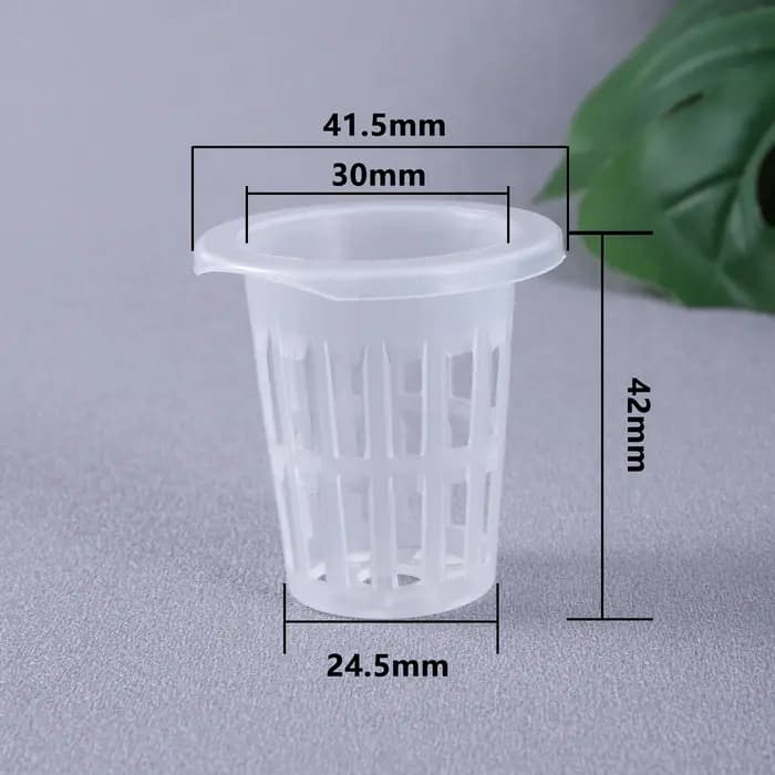 10/50 pièces panier de culture hydroponique conteneur de croissance des plantes jardin tasse à fente