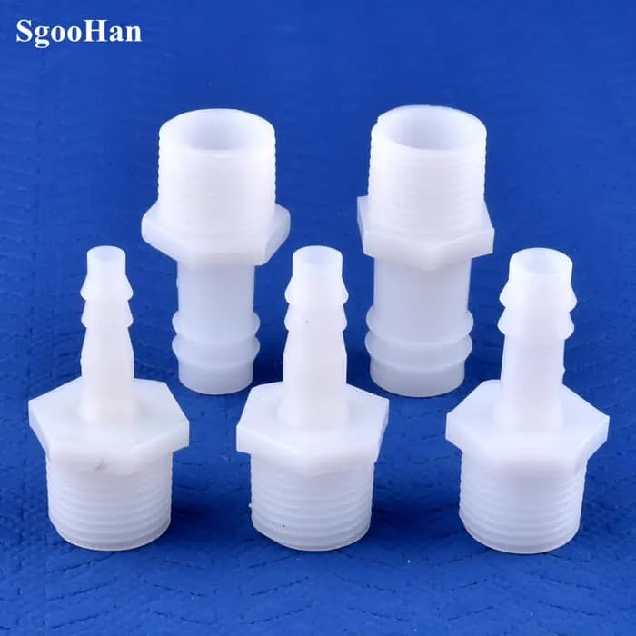 5 ~ 200 pièces G1/2 filetage mâle à 4 ~ 20mm PE pagode connecteur Direct réservoir d'aquarium adapta