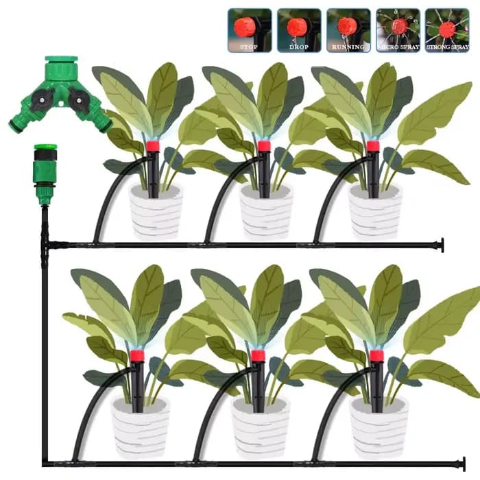 Arroseurs de pointes de jardin réglables, micro système d'arrosage d'irrigation à effet de serre, co