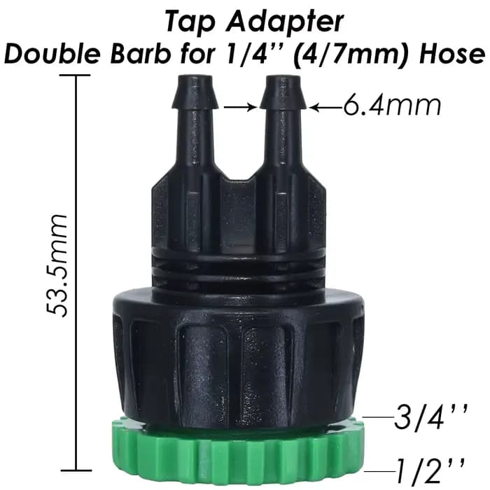 KESLA Gardens robinet tuyau séparateur adaptateur connecteur 1/2 ''3/4'' à 1/4 ''3/8'' 1/2 ''16mm 8/