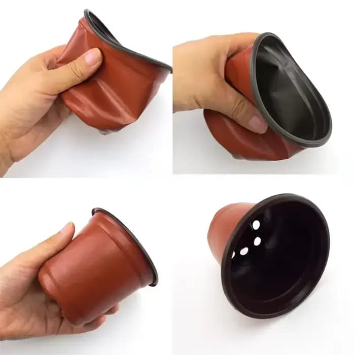 Pot de fleurs en plastique, boîte de culture, plateau résistant aux chutes pour plantes de jardin de