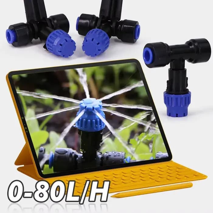 180 ° Arroseurs réglables à 8 trous avec piquet, système d'irrigation rapide à insertion rapide, p