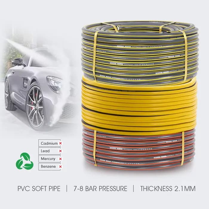 Tuyau d'arrosage en PVC 1/2 pouces, colle à trois couches, écologique, résistant à la chaleur, Durab