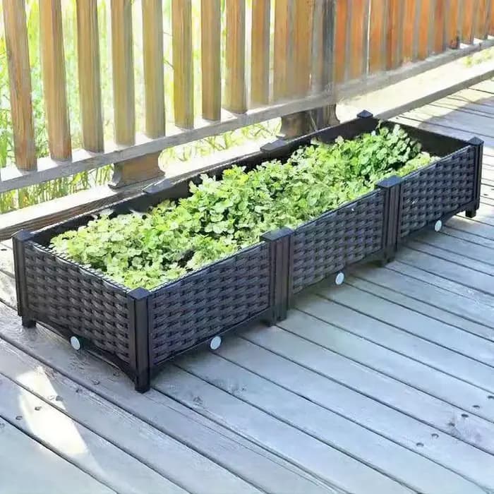Grande boîte de plantation de légumes pour jardin et balcon