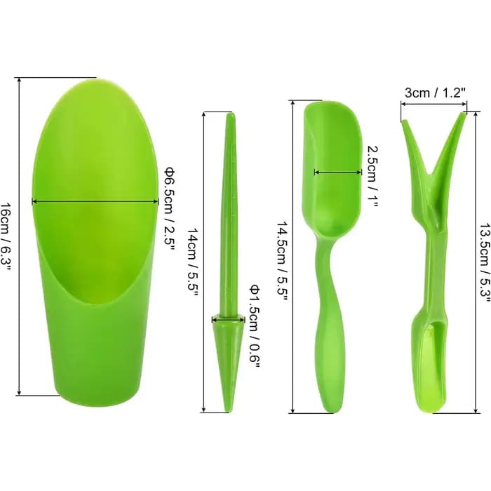 4 pièces/ensemble, pelle à seau en plastique Durable, cylindre de culture en pot, plante à viande, p