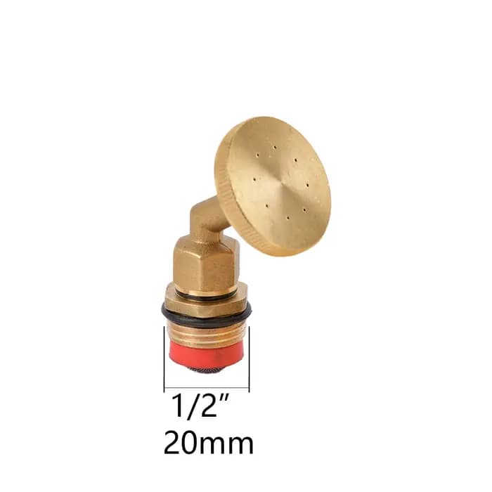 Buse de pulvérisateur de jardin en laiton avec trou de maille de filtre
