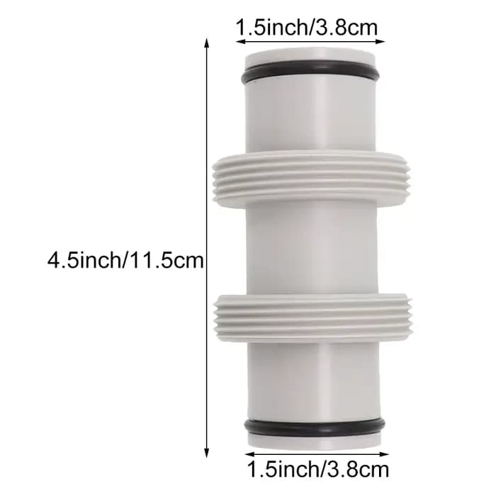 Adaptateur d'extension de tuyau pour assujetà piston fendue Intex, connecteur droit de piscine, adap