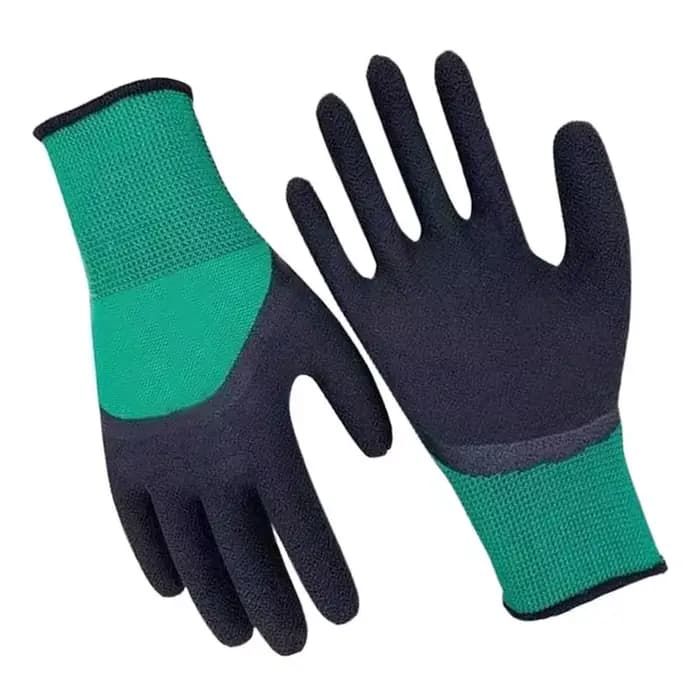 1 paire de gants de jardinage en latex imperméables