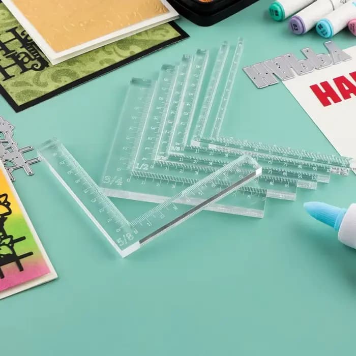 Kit d'outils de positionnement en forme de L en acrylique