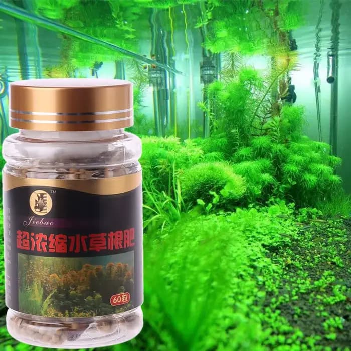 60 pièces Aquarium d'eau douce engrais pour plantes aquatiques 60 Capsules mixte nourrissant pour plante