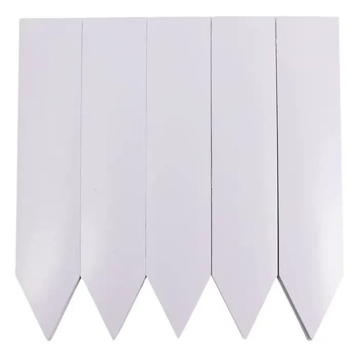 Étiquettes de plantes blanches en forme de T, 100 pièces, étanches, en plastique, pour jardin, jardi