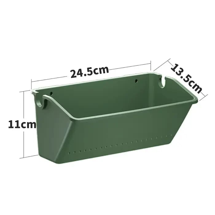 Contenant mural en plastique pour pot de fleur