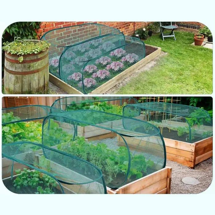 Couverture de protection pour plantes en maille pop-up