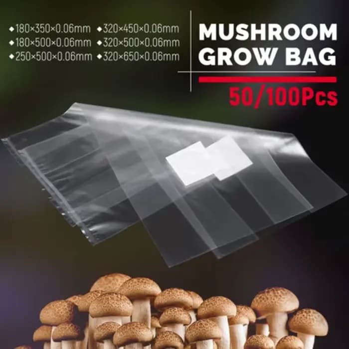 Sac de culture de champignons en PVC, substrat, fournitures de jardin pré-scellables à haute tempéra