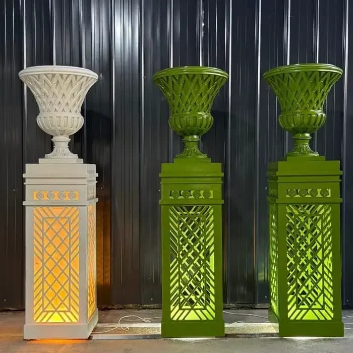 Pot de fleurs en grès, vase décoratif de jardin, adapté aux jardins Inca, fabricant de pots de fleur