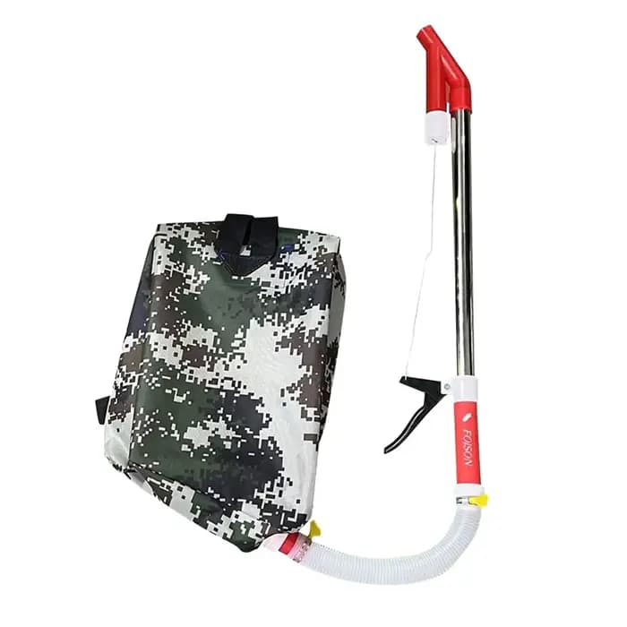 Épandeur d'engrais efficace avec sac à dos
