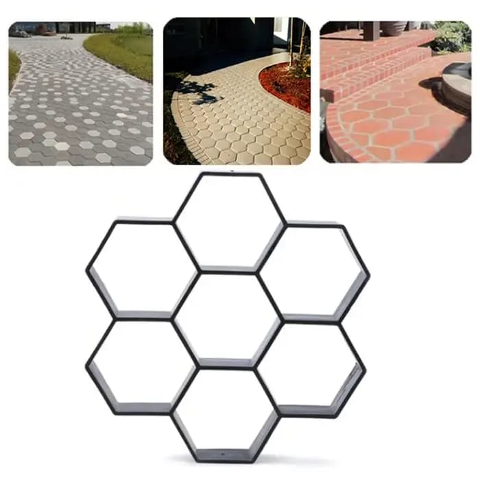 Moule de fabrication de chemin de jardin réutilisable