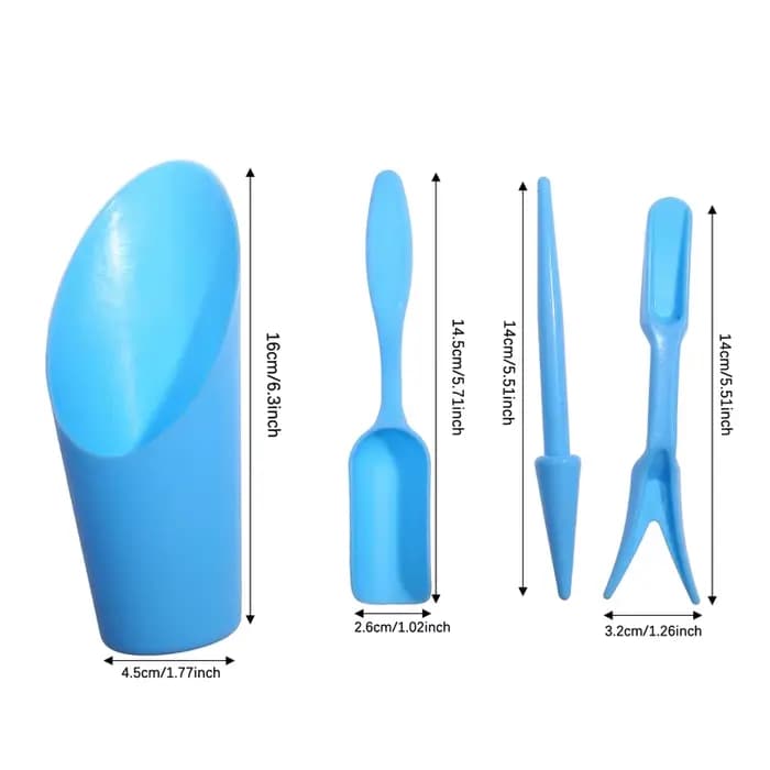 4 pièces/ensemble, pelle à seau en plastique Durable, cylindre de culture en pot, plante à viande, p