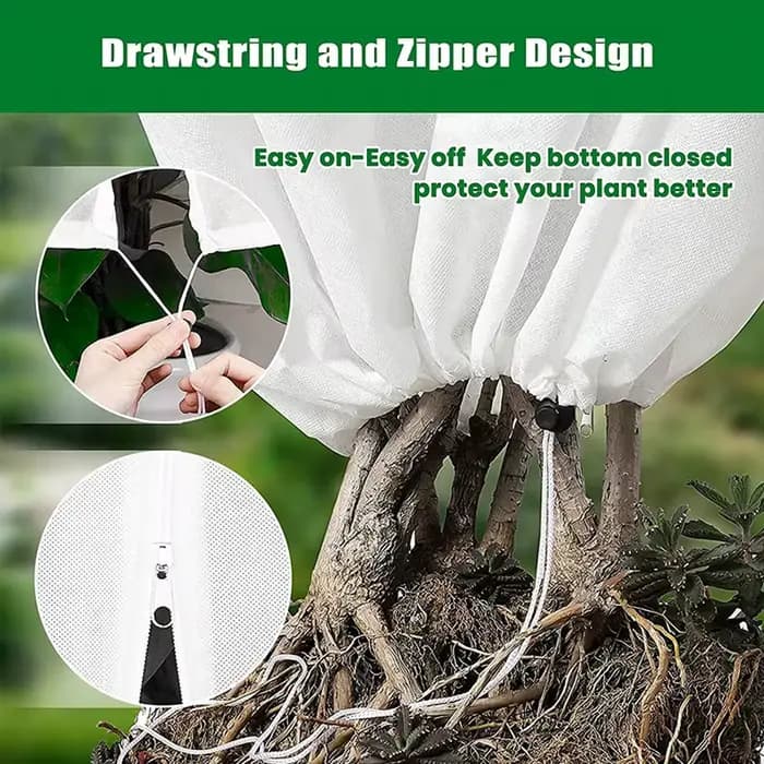 Juste de protection pour plante arbuste d'hiver