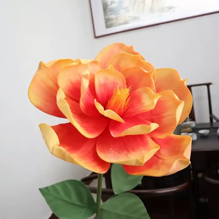 Fleur de Magnolia simulée 3D à grande échelle 30/50CM