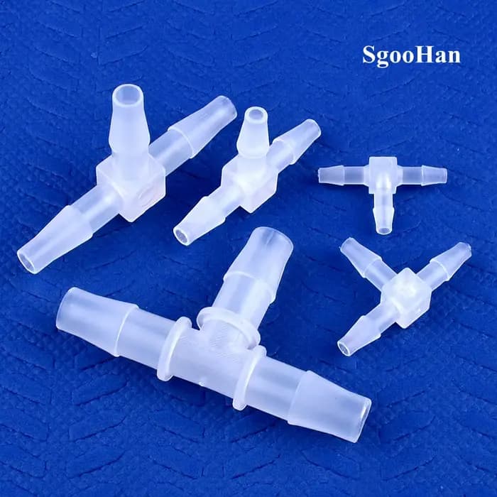 Connecteurs en T en plastique PP, diamètre extérieur 1,6 à 15,8 mm, pour système d'irrigation, racco