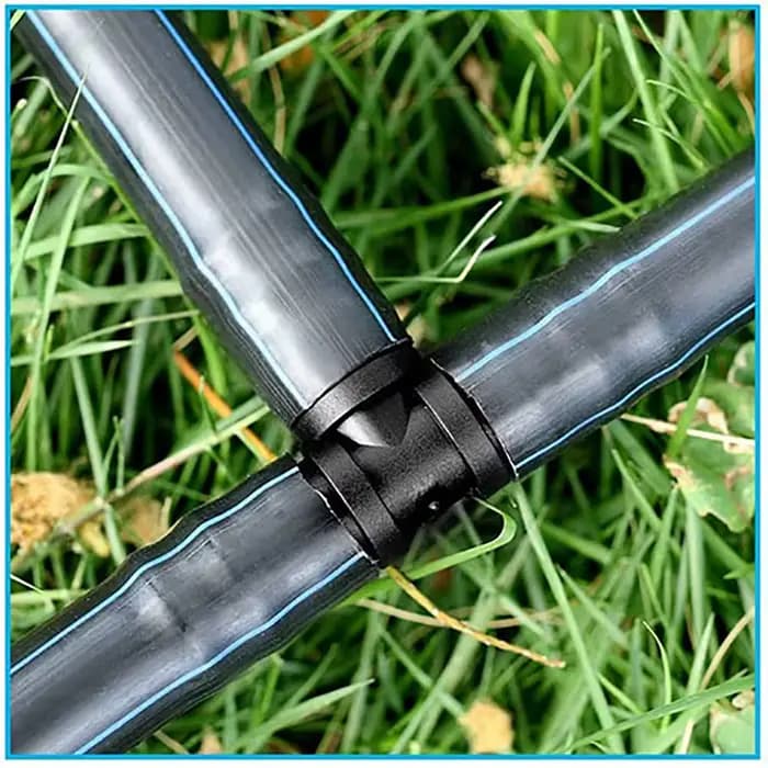 Connecteurs en T barbelé pour tuyau d'irrigation de jardin, système d'arrosage Joendocering, pièces