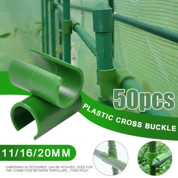 Pince de connecteur en plastique pour plantes, 50 pièces, pour cadre de jardin et légumes, pour chau