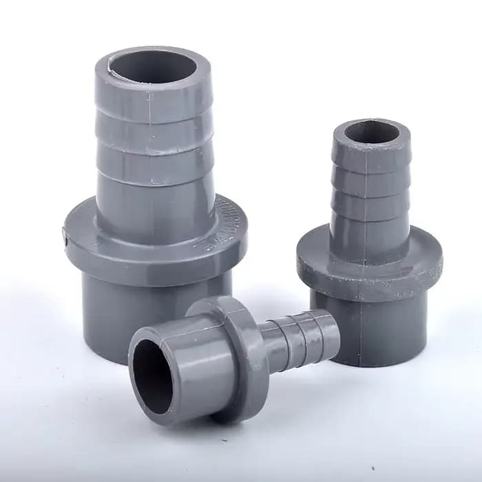 Connecteur pagode en PVC gris OD 20/25/32-5/8/10/12/14/16/18/20/25mm, tuyau d'eau d'irrigation de ja