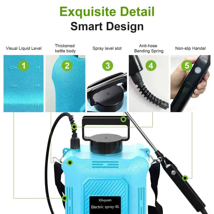 Pulvérisateur électrique de jardin 5L/8L