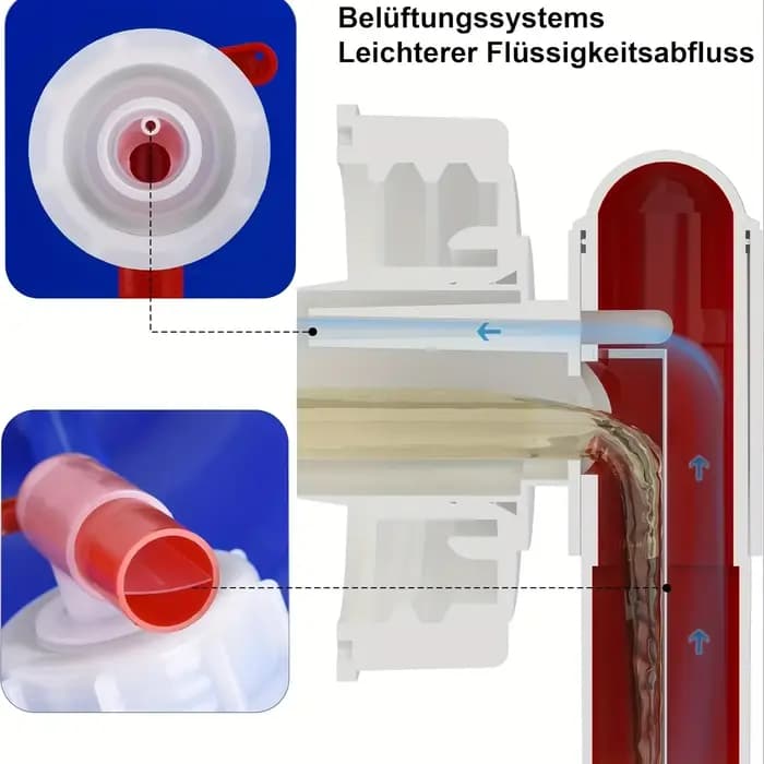 Robinet DN40 40mm pour solution nutritive horticole, robinet en plastique rouge et blanc, robinet de