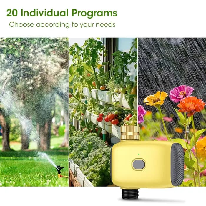 Minuterie d'arrosage Bluetooth 3/4 ", 1/2 Zones, minuterie d'irrigation automatique, système d'arros