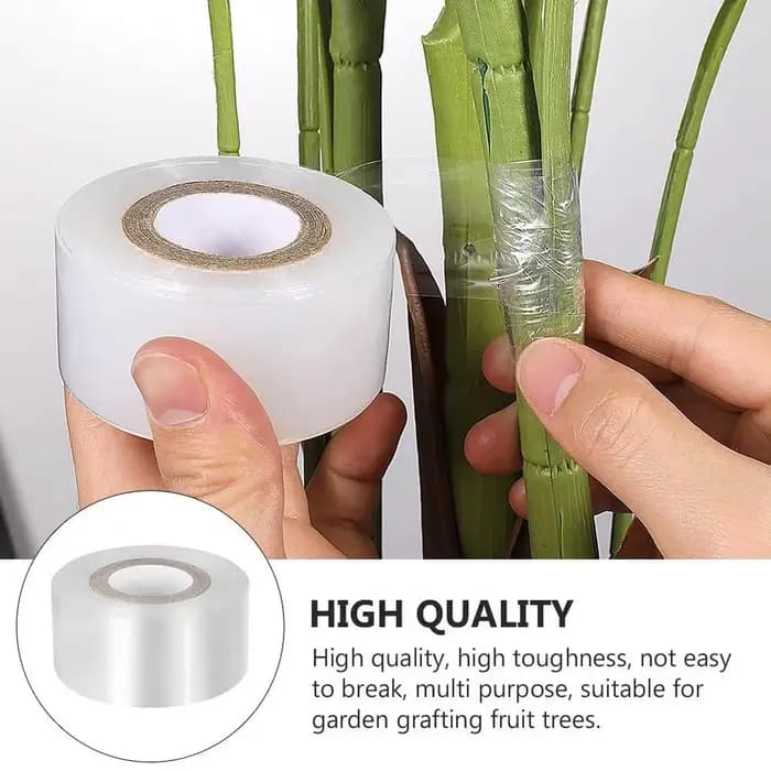 Ruban de greffage auto-adhésif extensible pour arbres fruitiers, plantes de pépinière, semis, vignes