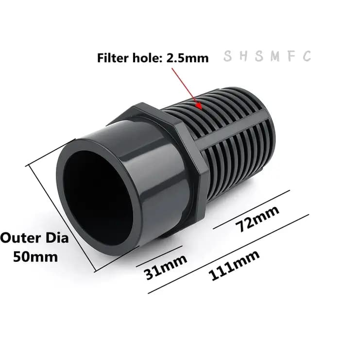 Connecteur de filtre en plastique