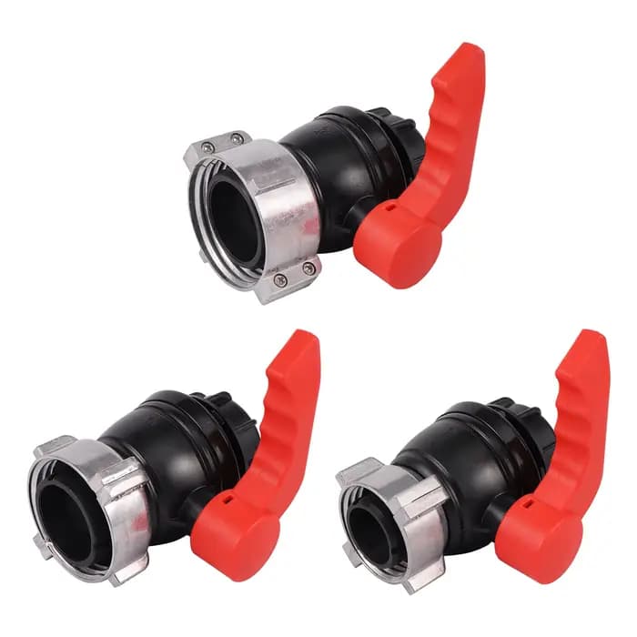 Vanne à bille à filetage grossier 62/75/ 80mm à 60mm, adaptateur de Support de réservoir IBC, adapta
