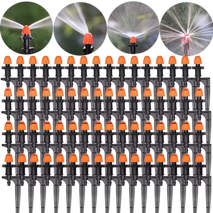 Buse d'arrosage de jardin avec support de 15cm, angle de pulvérisation de bande 90 °/7.5 °/180 °, d'