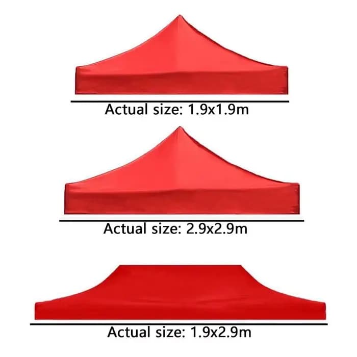 Housse de protection solaire pliable en tissu Oxford 420D pour gazebo, toile de tente renforcée et é