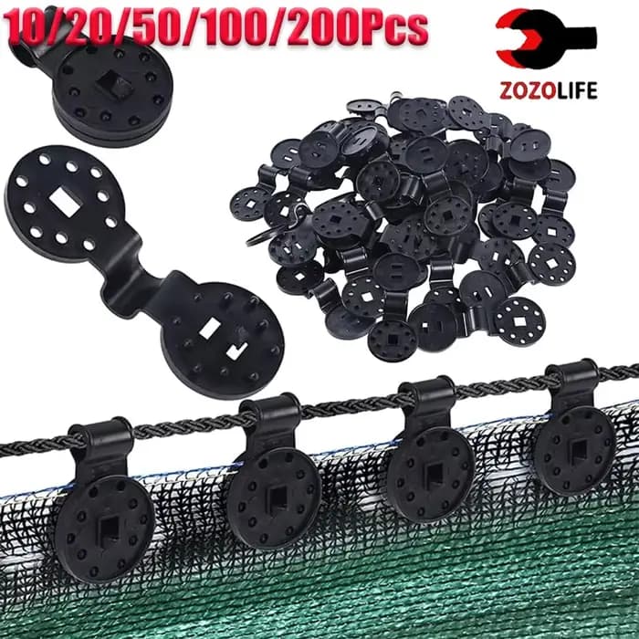 Pinces pour tissu d'ombrage, Clips pour tissu d'ombrage, accessoires, œillets pour couverture en mai