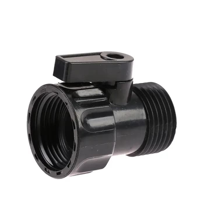 Valve d'irrigation de jardin 3/4 "mâle à femelle, 2 pièces, interrupteur d'extension de tuyau
