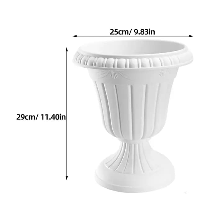 Grand Pot colonne romaine Pot de fleur extérieur
