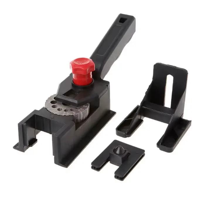 Guide de perçage, localisateur de trous en acier au carbone, outils pour le travail du bois, Clips d