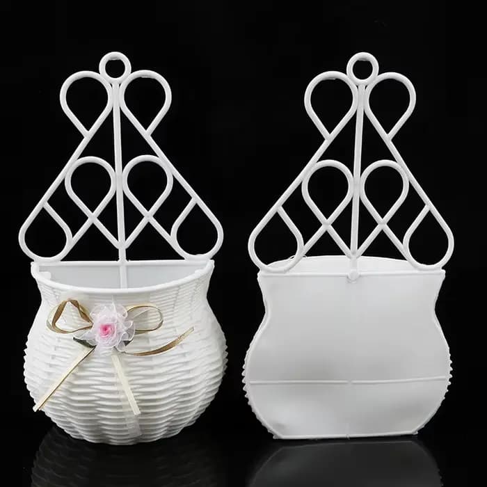 Vase en rotin Élfait à la main pour la décoration intérieure