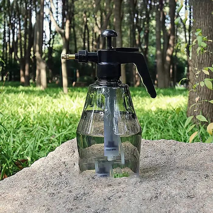 Pulvérisateur à pression manuelle 1,5 L, pompe à air manuelle, désinfection du jardin, pulvérisateur