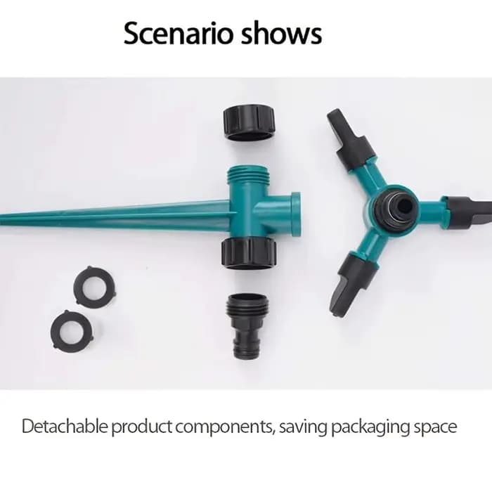 Tête d'arrosage rotative automatique résistante à 360 degrés, système d'irrigation automatique, outi